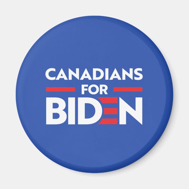 KANADIANER FOR JOE BIDEN MAGNET (Framsidan)