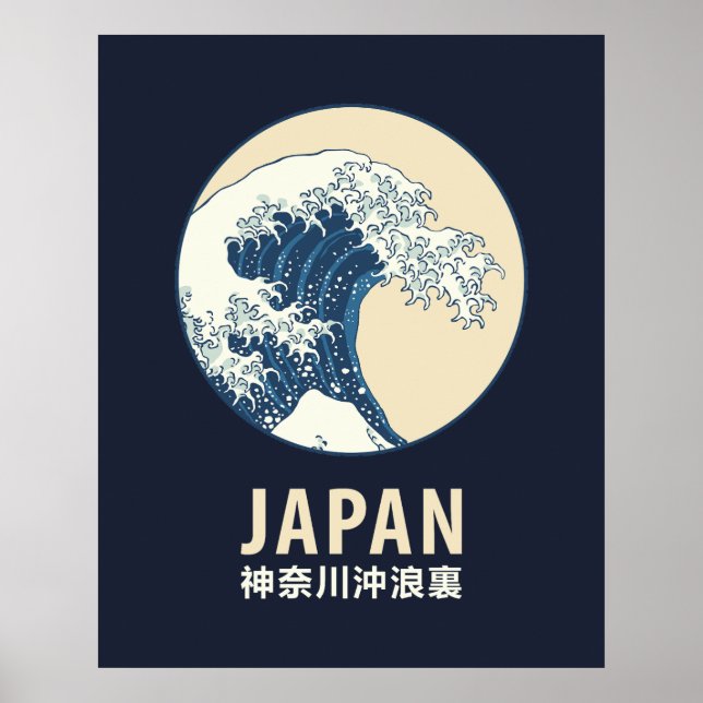 Kanagawa, Japan Poster (Framsidan)