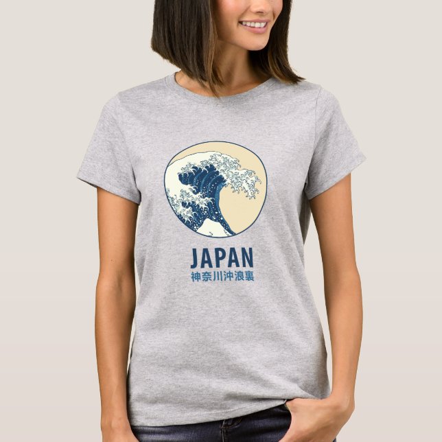 Kanagawa, Japan T Shirt (Framsida)