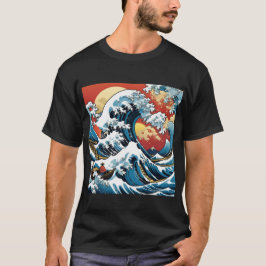 Kanagawa japanska Den stora vågen T Shirt