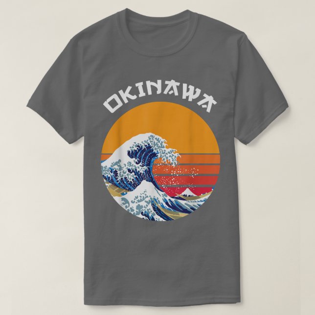 Kanagawa Okinawa Japan T Shirt (Design framsida)