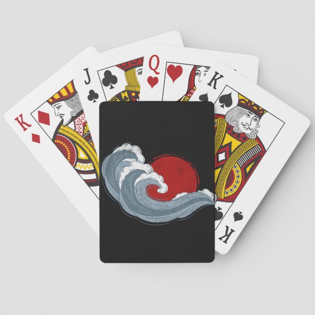 Kanagawa-vågen Casinokort (Baksidan)