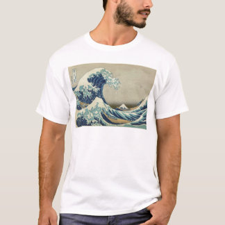 Kanagawa vinkar vid Katsushika Hokusai T Shirt