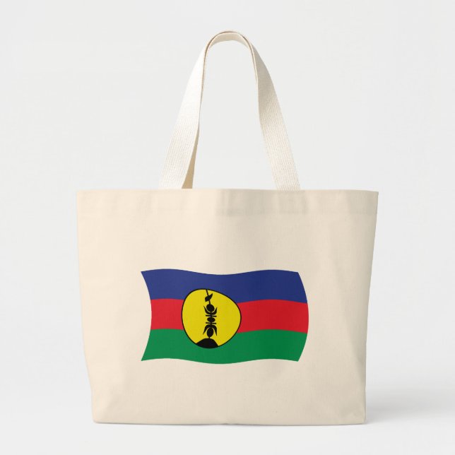 Kanak Folk Flag Handväskor Jumbo Tygkasse (Framsidan)