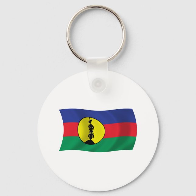 Kanak Folk Flagg Nyckelring (Framsida)