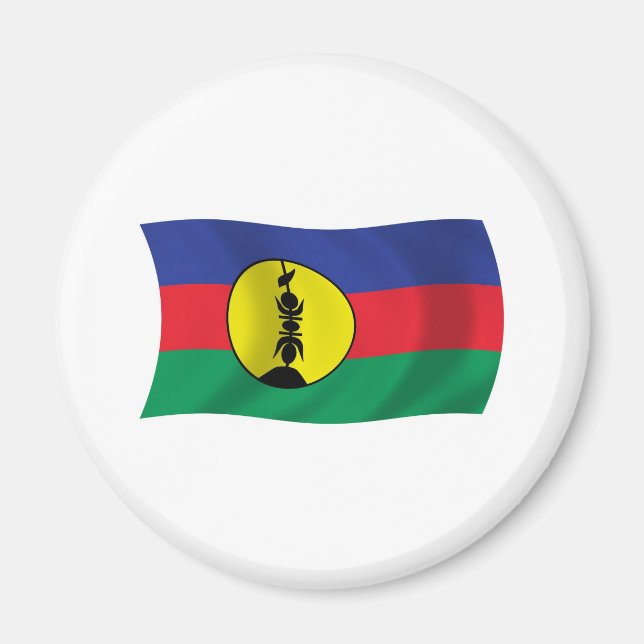 Kanak Folk Flagga Magnet (Framsidan)