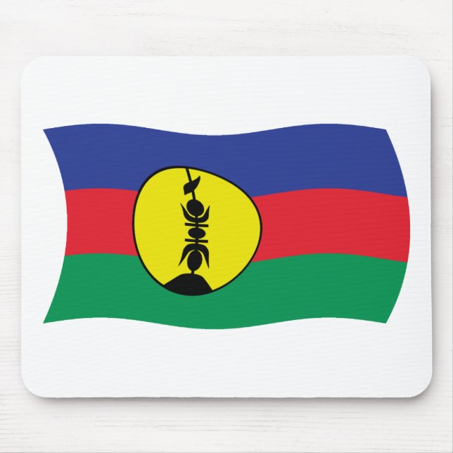 Kanak People Flagga Mousepad Musmatta (Framsidan)