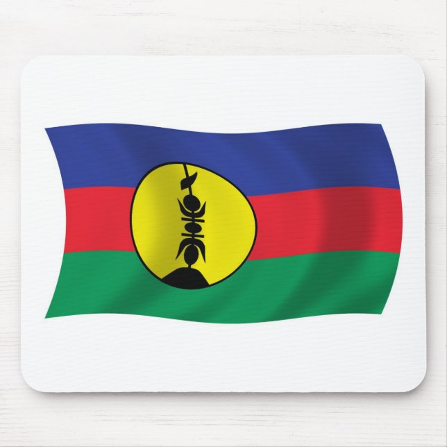 Kanak People Flagga Mousepad Musmatta (Framsidan)