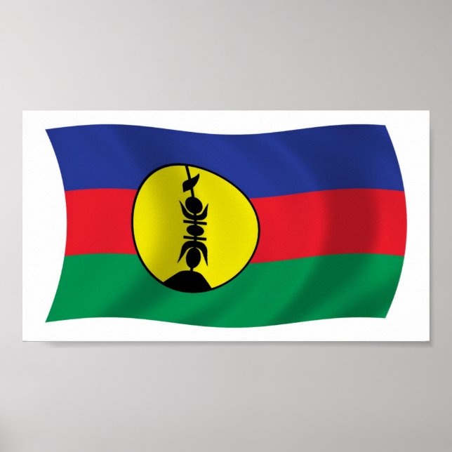 Kanak People-Flagga Poster utskrift (Framsidan)