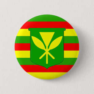 Kanaka Maoli flagga Knapp