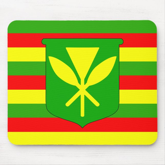 Kanaka Maoli flagga Musmatta (Framsidan)