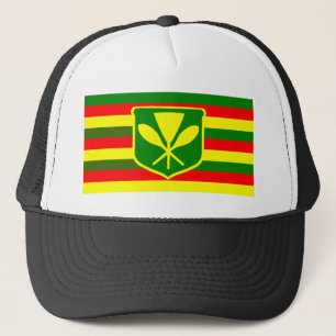 Kanaka Maoli - infödd hawaiansk flagga Keps
