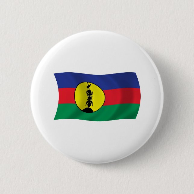 Kanakfolket Flagga Knapp (Framsida)