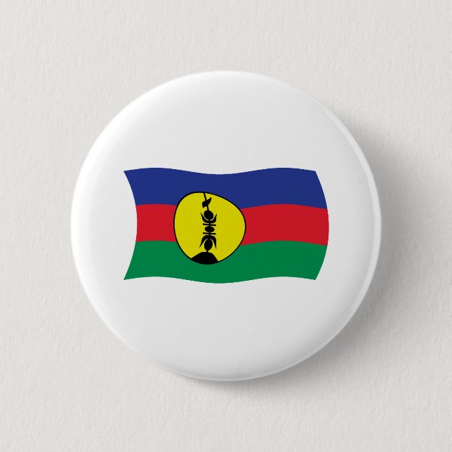 Kanakfolket Flagga Knapp (Framsida)