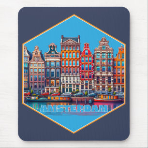 Kanal Amsterdam Nederländerna Europa Musmatta