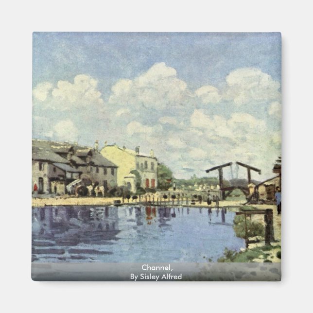 Kanal, av Sisley Alfred Magnet (Framsidan)