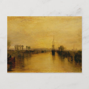 Kanal för Joseph Mallord William turner Vykort