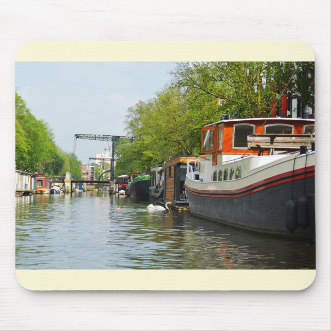 Kanal i Amsterdam Musmatta (Framsidan)