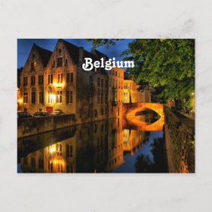 Kanal i Belgien Vykort