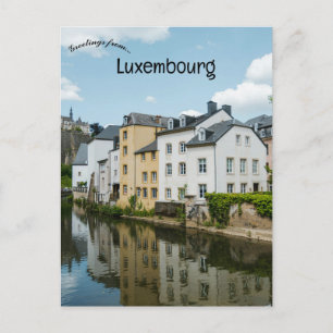 Kanal i Luxemburg Vykort