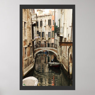 Kanal i Venedig poster