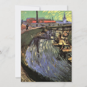 Kanal med kvinnor som tvättar av Vincent van Gogh