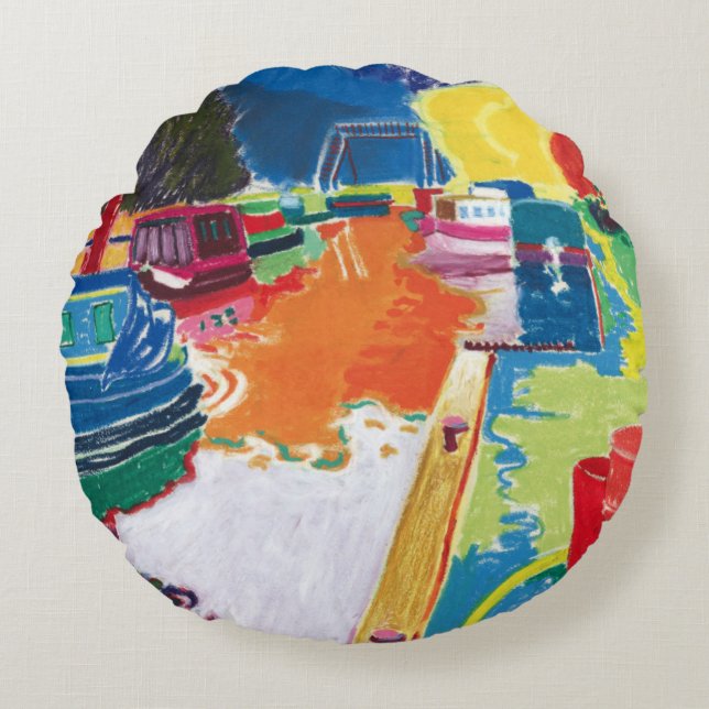 Kanal på Dundas Rund Kudde (Framsidan)