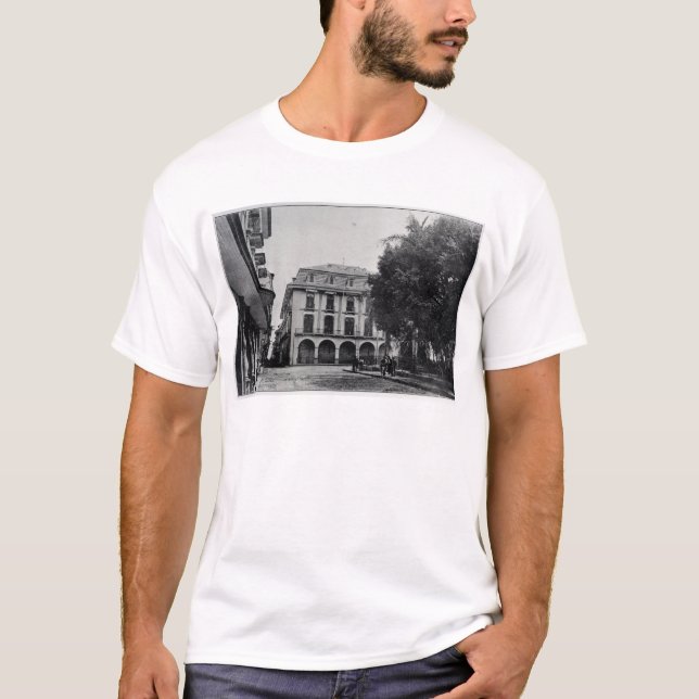 Kanaladministrationsbyggnad, Panama T Shirt (Framsida)
