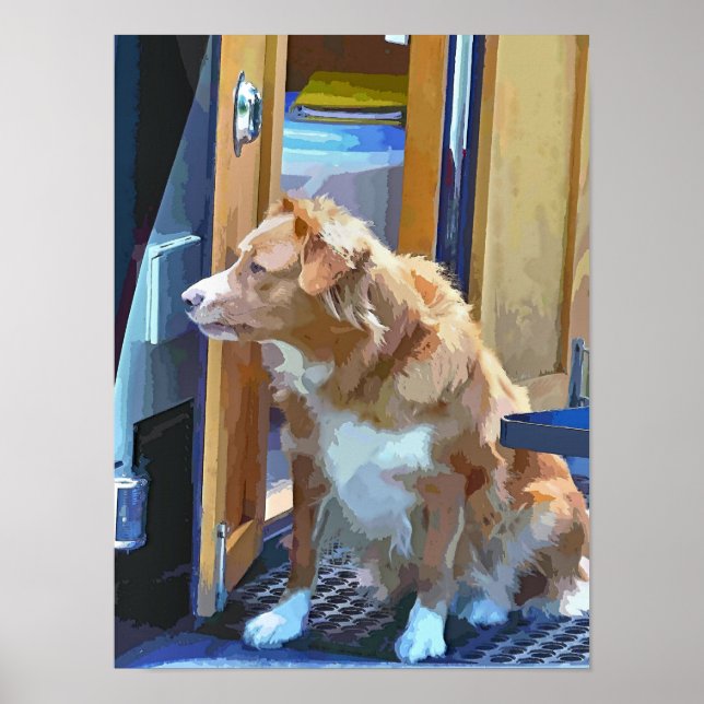 KANALBÅTAR POSTER (Framsidan)