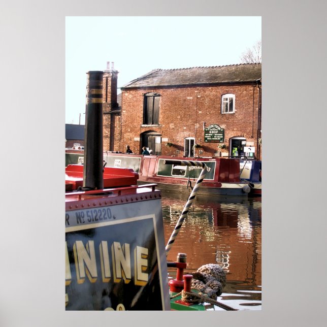 KANALBÅTAR POSTER (Framsidan)