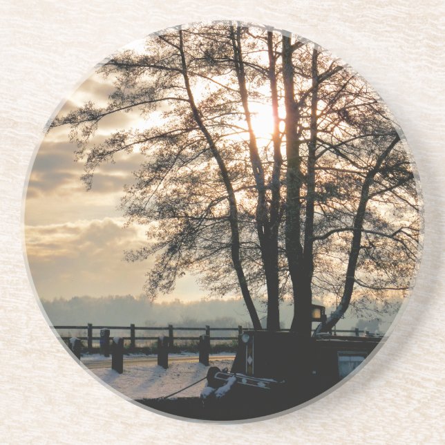 KANALBÅTAR UNDERLÄGG SANDSTEN (Framsidan)