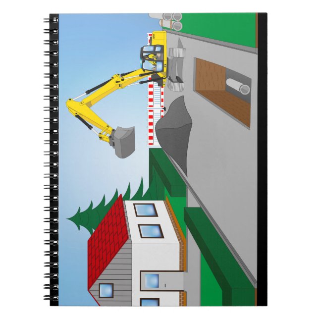 Kanalbaustelle Anteckningsbok (Framsidan)