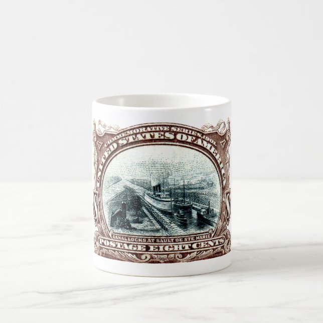 Kanalen 1901 låser Michigan Kaffemugg (Center)