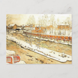 Kanalen i Snö Vykort