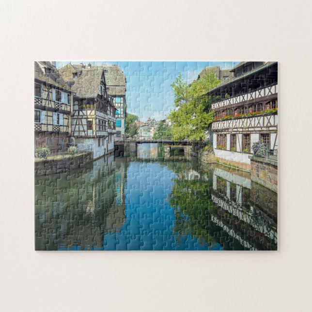 Kanalen i Strasbourg Pussel (Horisontell)