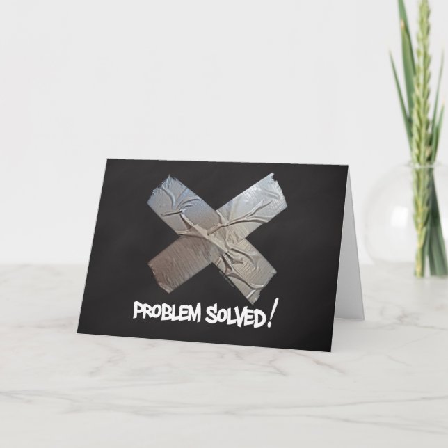 Kanalen tejpar löser problem kort (Framsida)