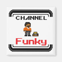 Kanalens Funky, pixel Art 2 Fyrkantstreck