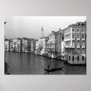 Kanaler av den Venedig italien Poster