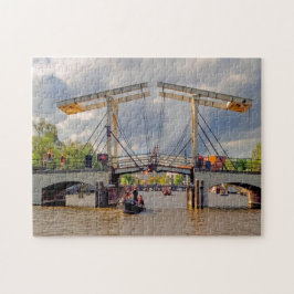 Kanaler från Amsterdam. Pussel