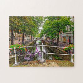 Kanaler från Amsterdam. Pussel