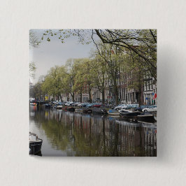 Kanaler i Amsterdam, Holland Knapp
