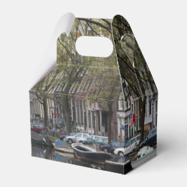 Kanaler i Amsterdam, Holland Presentaskar