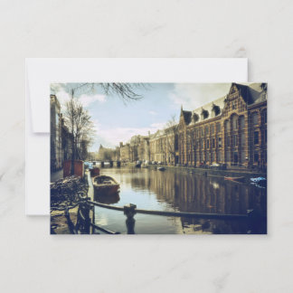 Kanalerna till Urban Amsterdam Tack Kort
