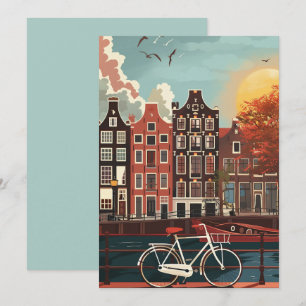 Kanalhus i Amsterdam Inbjudningar