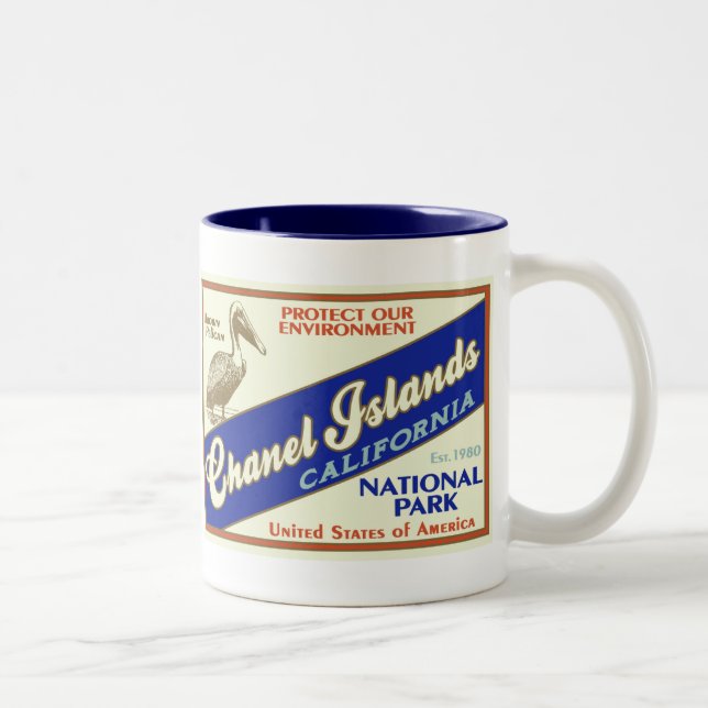 Kanalisera önationalparkmuggen Två-Tonad mugg (Höger)