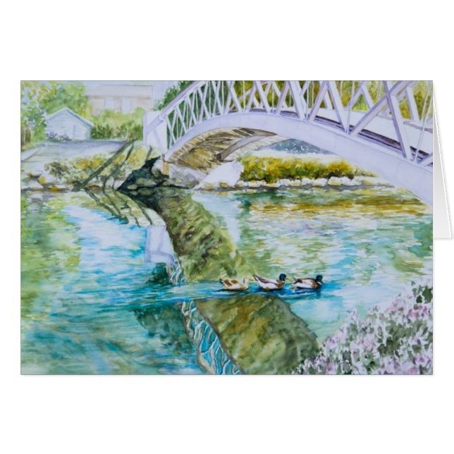 Kanalkorsning Hälsningskort (Framsidan Horizontal)