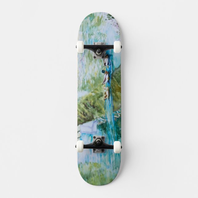 Kanalkorsning Old School Skateboard Bräda 18 Cm (Framsida)