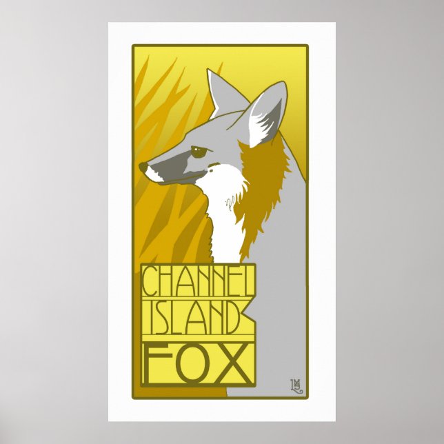 Kanalöarna Fox Poster (Framsidan)