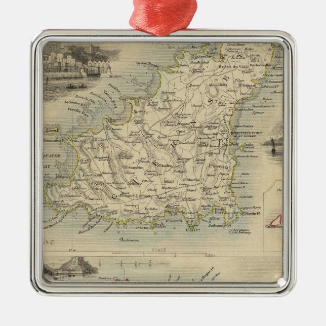 Kanalöarna Julgransprydnad Metall (Framsidan)