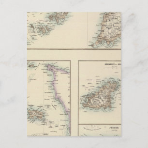 Kanalöarna, Scillyöarna och Isle of Man Vykort